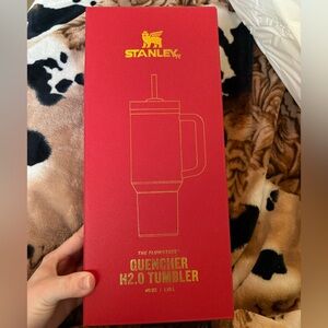 40 OZ STANLEY TUMBLER - SCARLET TINSEL LIMITED EDITION RELEASE